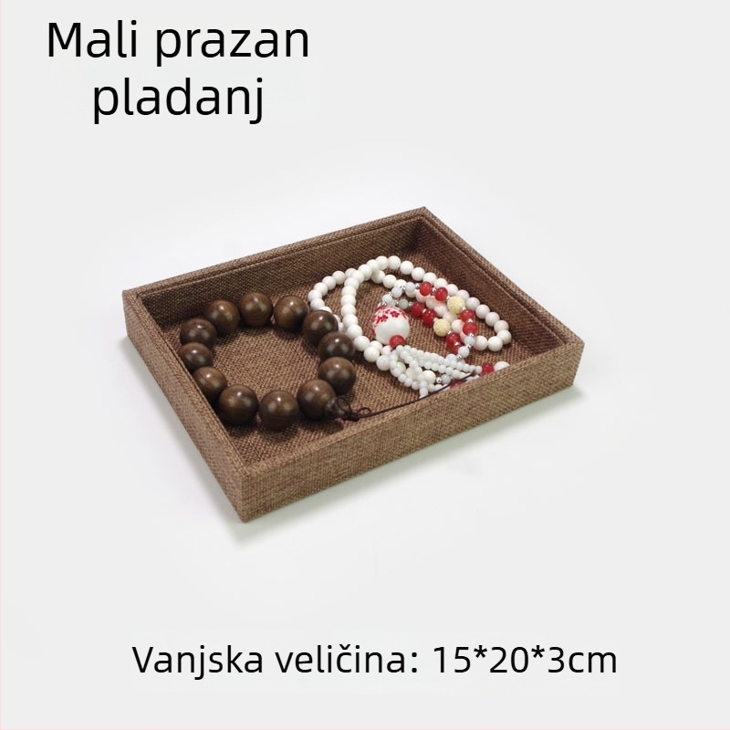 Drveni pladanj za prikaz nakita s 12 pretinaca