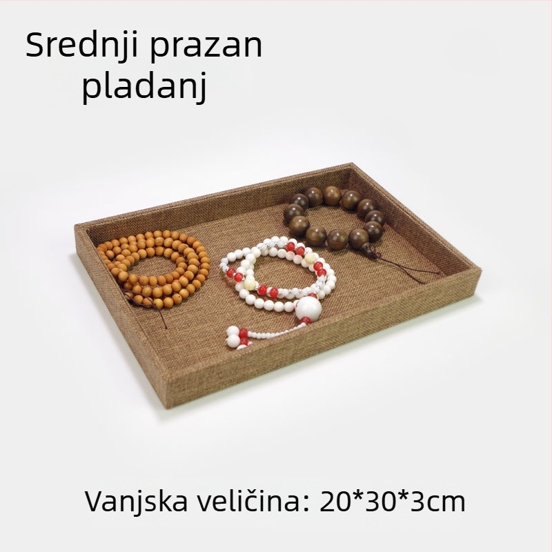 Drveni pladanj za prikaz nakita s 12 pretinaca