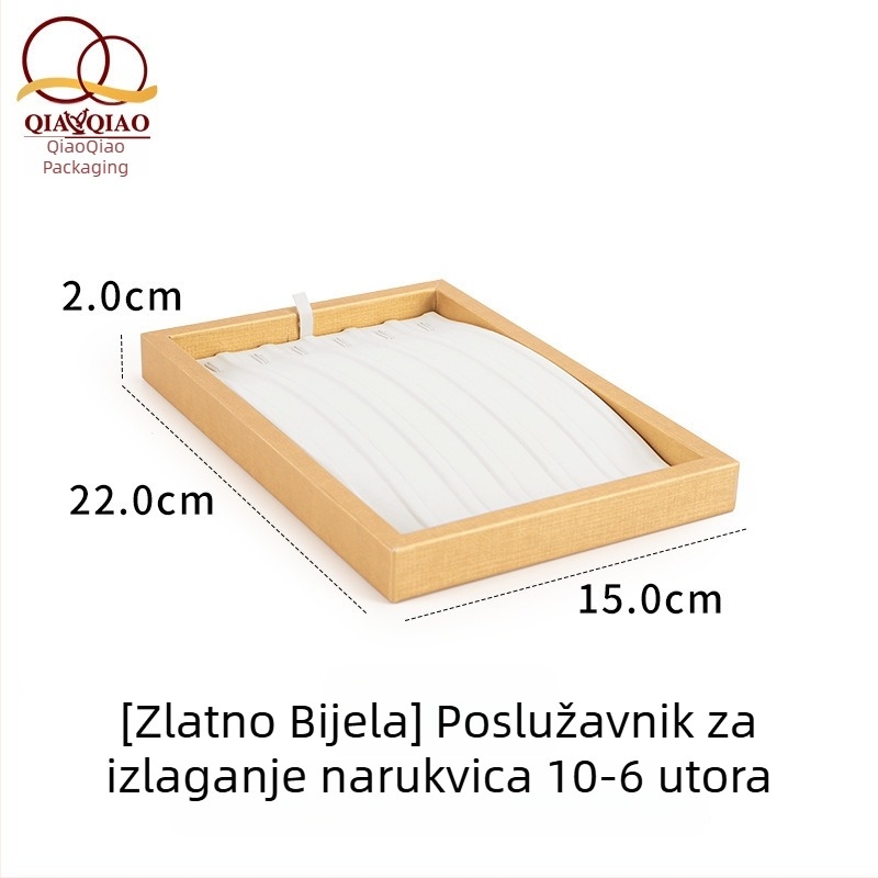 Tava za perle s baršunastim završetkom, stalak za naušnice i nakit za visoku izloženost i fotografiranje