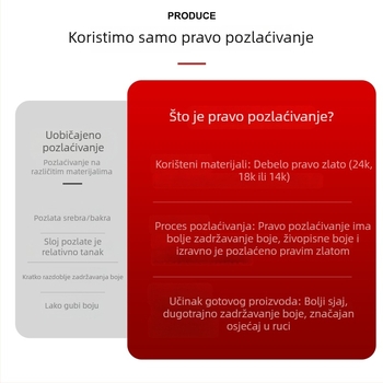 Set ogrlice i naušnica u trešnjasto crvenoj boji s lancem za ključnu kost, diskretan luksuz, elegancija i profinjenost