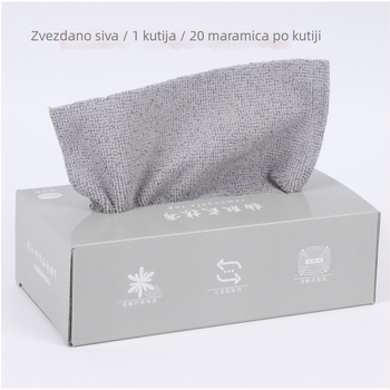 20 komada debelih mikrovlaknenih krpa za čišćenje u dispenser kutiji