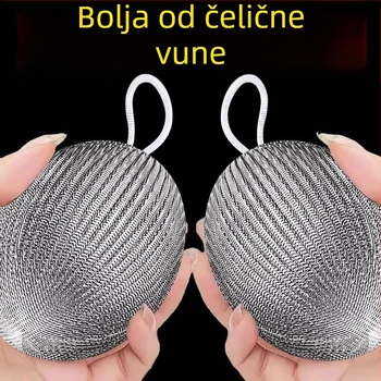 Kuglica od nehrđajućeg čelika za pranje posuđa – kuhinjski alat za čišćenje, prehrambena kvaliteta