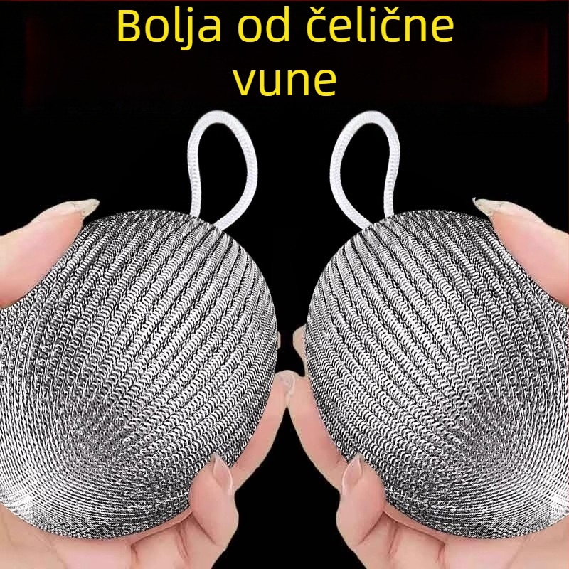 Kuglica od nehrđajućeg čelika za pranje posuđa – kuhinjski alat za čišćenje, prehrambena kvaliteta