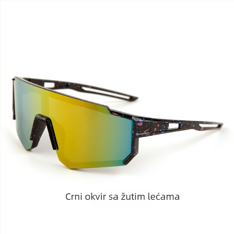 Dječje sunčane naočale za vanjsku vožnju biciklom, unisex, UV400 zaštita, sportske naočale, šareni kružni okvir
