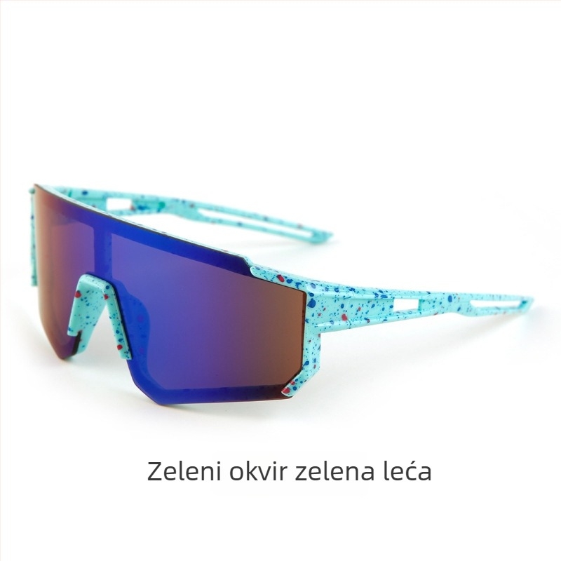 Dječje sunčane naočale za vanjsku vožnju biciklom, unisex, UV400 zaštita, sportske naočale, šareni kružni okvir