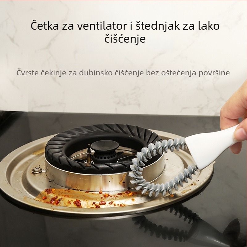 Višenamjenska četka za čišćenje lonaca, kuhinja, uski prostori