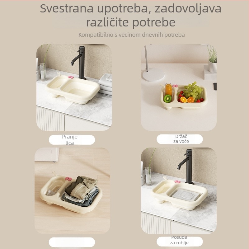 Sklopiva viseća posuda za kupanje beba – prijenosna i kompaktna za kućnu upotrebu