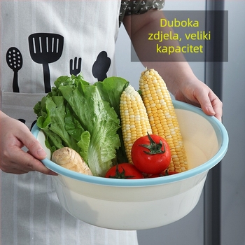 Plastična kupaonska umivaonica, velika posuda za pranje lica i stopala, pogodna za studentski dom