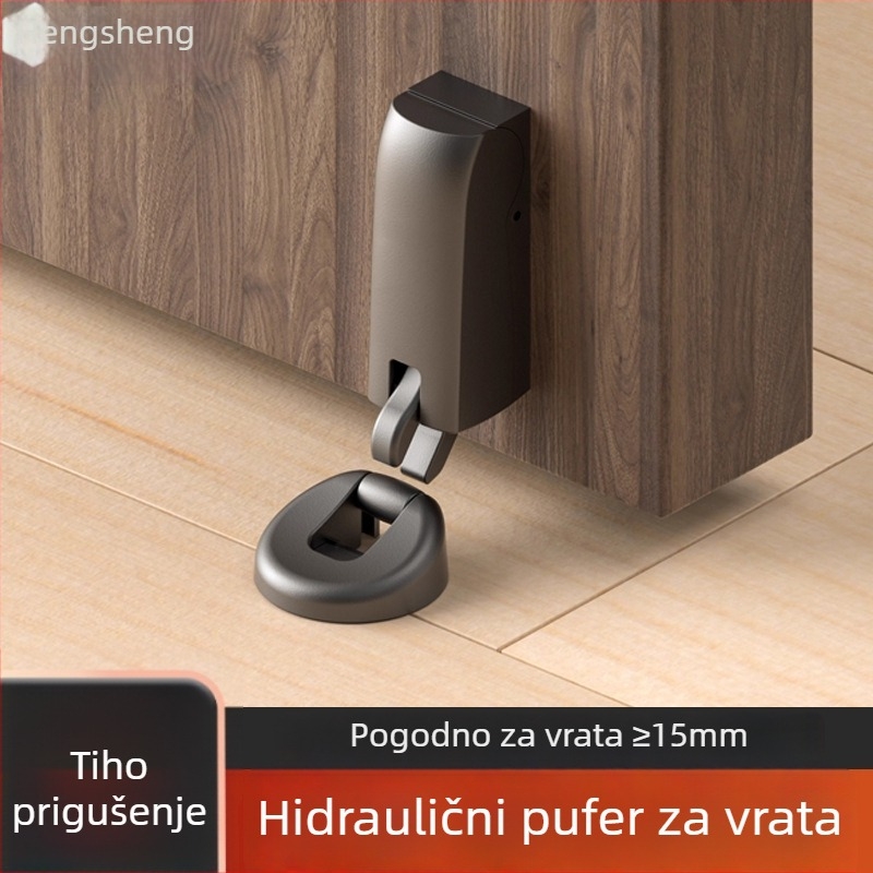 Hidraulički amortizer vrata, podna montaža, protiv udara, tih, za drvena unutarnja vrata