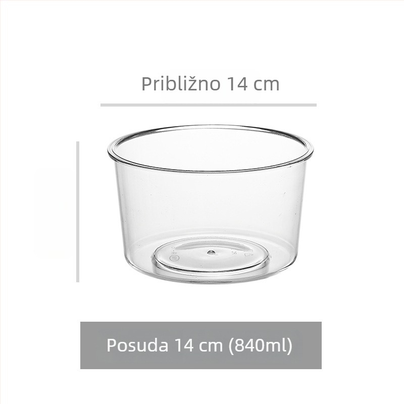 Prozirna acryl-PC posuda za začine i zdjela za miješanje salate