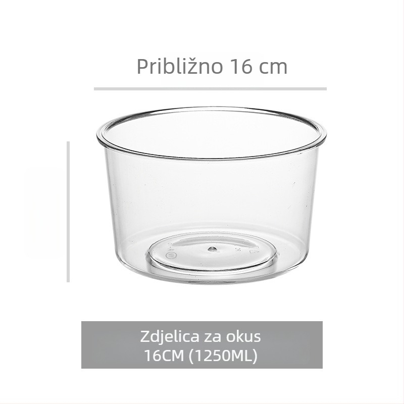 Prozirna acryl-PC posuda za začine i zdjela za miješanje salate
