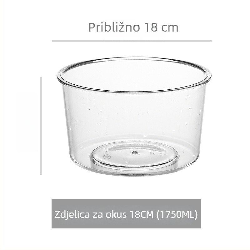 Prozirna acryl-PC posuda za začine i zdjela za miješanje salate