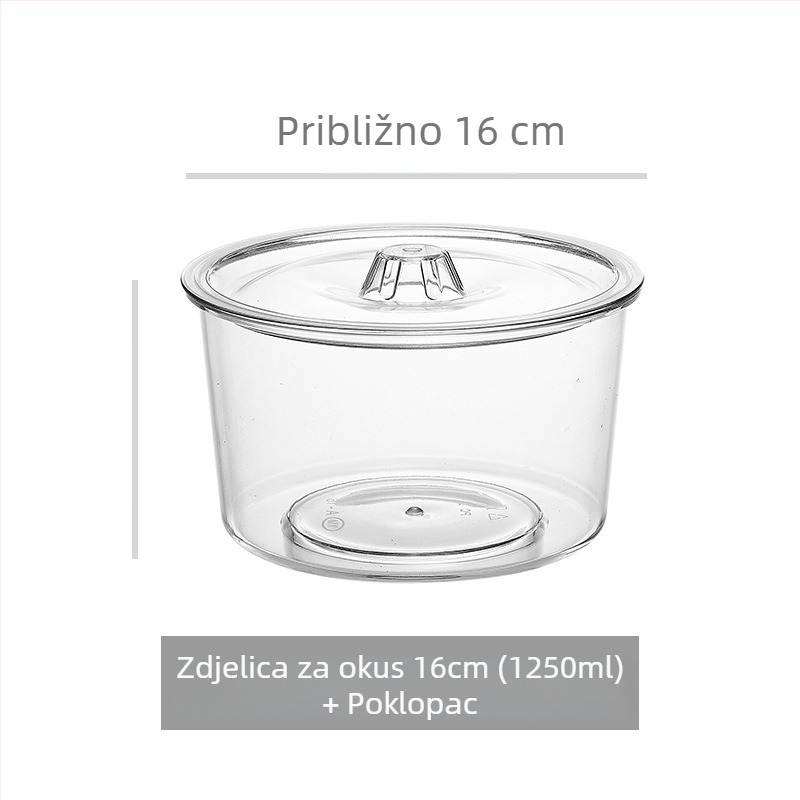 Prozirna acryl-PC posuda za začine i zdjela za miješanje salate