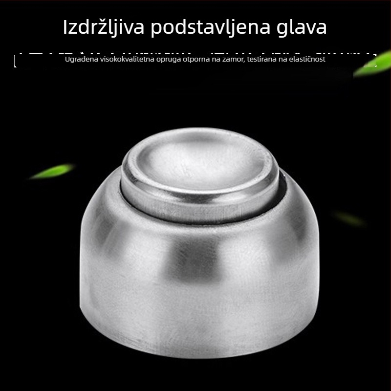 Nerđajući čelični magnetski štoper za vrata – protiv sudara, bez bušenja, zidni nosač