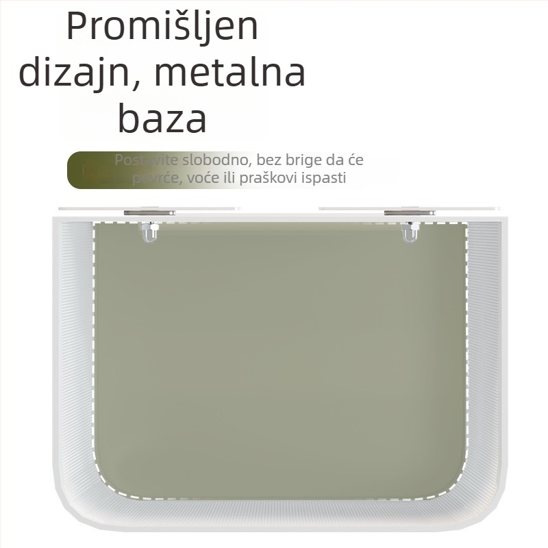 Bez bušenja: kuhinjski ormarić vrata – viseći košarasti organizator za skladištenje, zidni nosač od karbonske čelika, moderni minimalistički dizajn