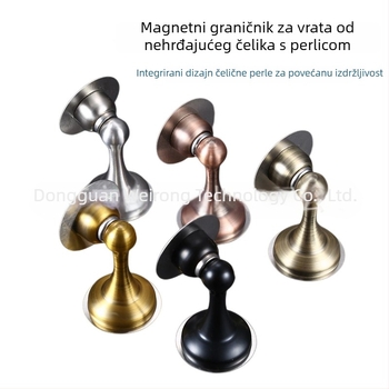 Magnetni držač vrata bez bušenja – tiho zatvaranje, otpor udarima, skriven snažni magnet za staklena vrata u kući