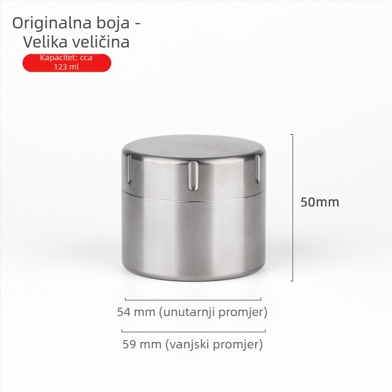 Prijenosna kutija za lijekove od titanijeve legure, zatvorena, velika kapaciteta, skladište za prvu pomoć