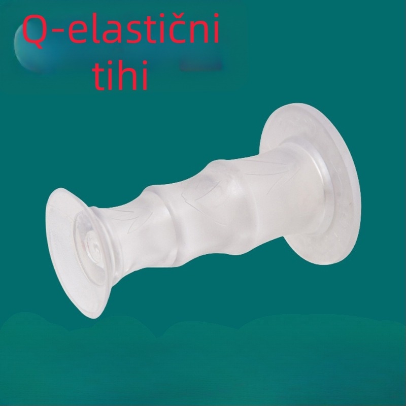 Silikonski usisni držač za vrata, bez bušenja, tiha zaštita od udara za vrata kupaonice i spavaće sobe, stražnji usisni dio od gume i plastike