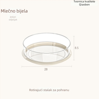 Okretni držač začina na kuhinjskom pultu — višenamjenski spremnik za ulje, sol, umake i ocat