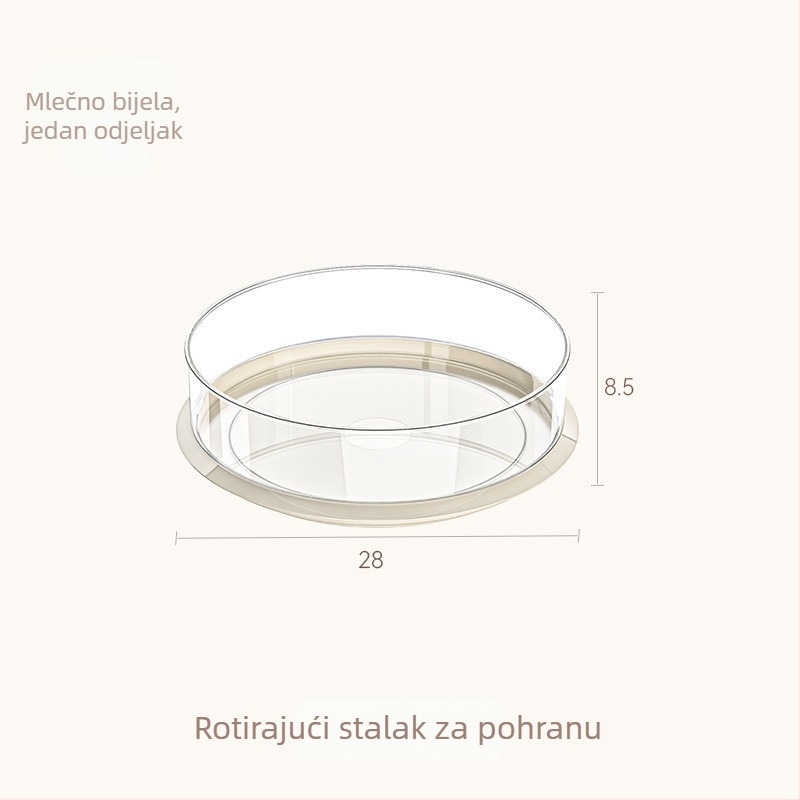 Okretni držač začina na kuhinjskom pultu — višenamjenski spremnik za ulje, sol, umake i ocat