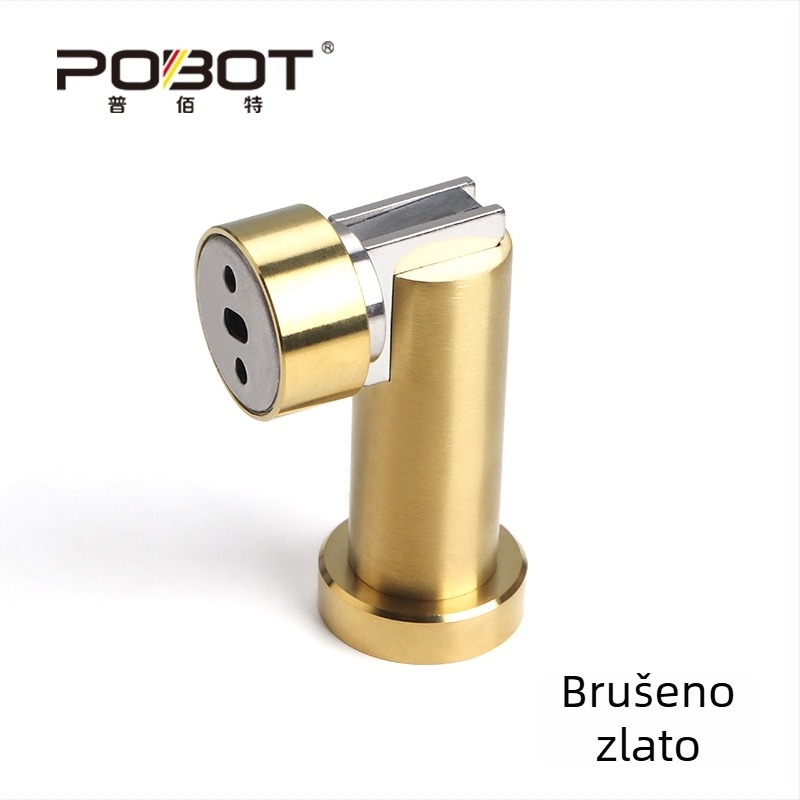 Magnetizirani držač vrata od nehrđajućeg čelika, zidni i podni nosač, zaštita od udara, za kupaonicu i spavaću sobu