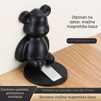Magnetski vrata stopper bez bušenja, snažan magnetski držač vrata, unutarnja vrata – soba i kupaonica, magnetska privlačnost