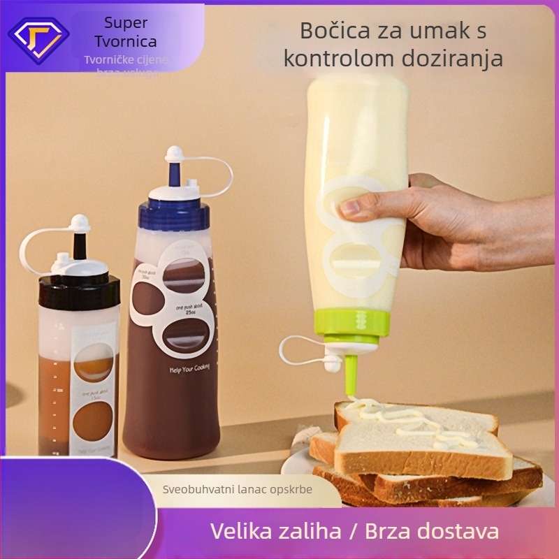 Dozirna boca za umake s debelim izljevom