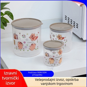 Prozirna posuda za kuhinju – pohranjivanje žitarica, suhih namirnica i čajeva, otporna na vlagu, kapacitet 501–800 ml