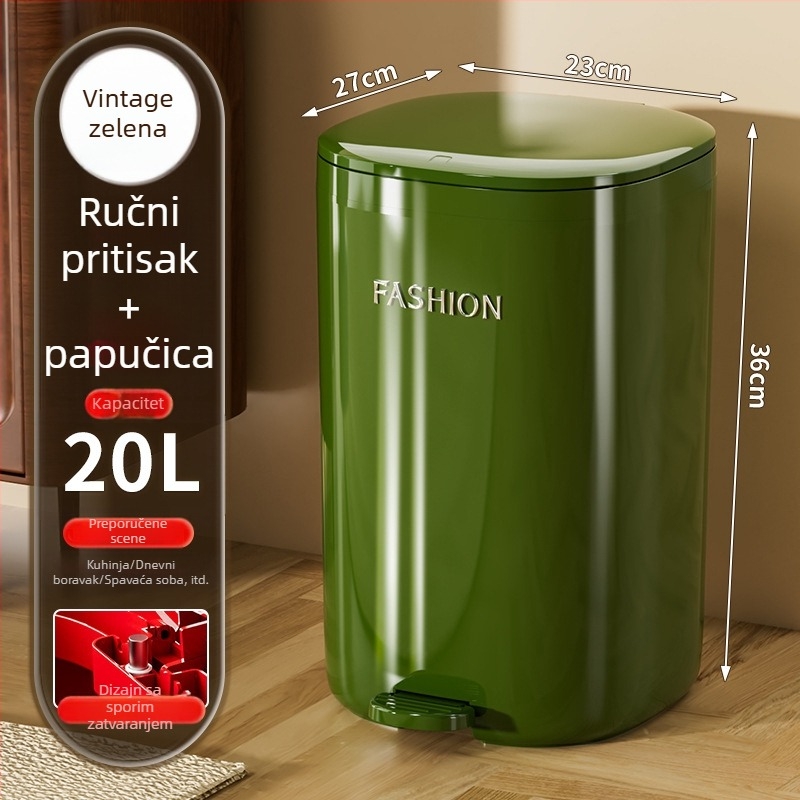 Kanta za otpad za dom, 12 L kapacitet, 2025 novi model, luksuzan dizajn za kuhinju i spavaću sobu