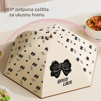Izolirani poklopac za hranu za kućnu upotrebu, sklopivi pravokutni poklopac, dugački poklopac za ostatke, zimska zaštita od prašine