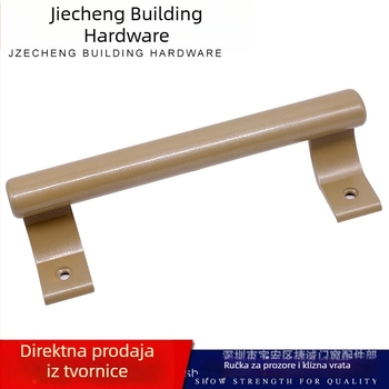 Kvaka za klizna vrata od aluminijske legure, površinsko montirana, za balkonska staklena vrata, kupaonica i kuhinja, metalni, moderni stil