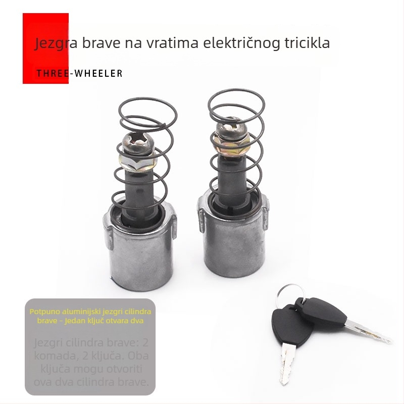Cilindar brave vrata za električni tricikl i cilindar brave vanjske ručke za četverokolesno zatvoreno vozilo
