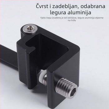 Aluminijski limiter za kasetne prozore, fiksna dječja sigurnosna brava, bez bušenja, brava za prozor za vanjsko otvaranje