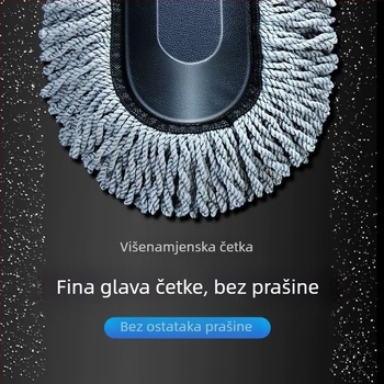 Set za čišćenje automobila – mop za uklanjanje prašine, dvostruka uporaba kod kuće i u vozilu