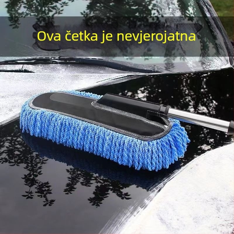 Set za čišćenje automobila – mop za uklanjanje prašine, dvostruka uporaba kod kuće i u vozilu