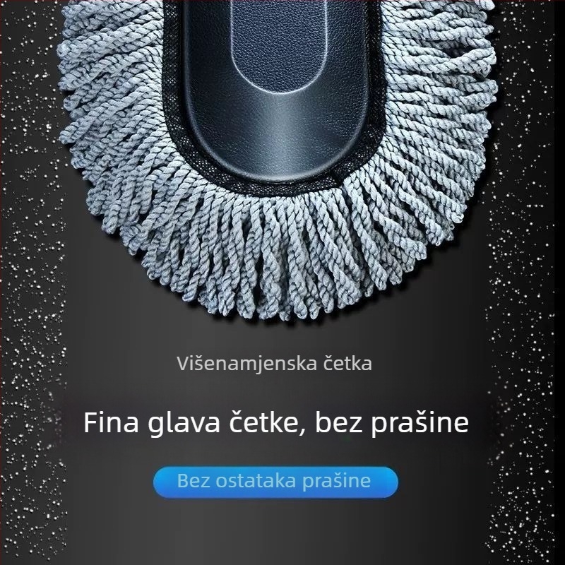 Set za čišćenje automobila – mop za uklanjanje prašine, dvostruka uporaba kod kuće i u vozilu