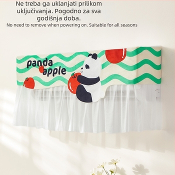 Navlaka za zidni klima uređaj s karikaturnim digitalnim printom, zaštita od prašine, za kućnu upotrebu