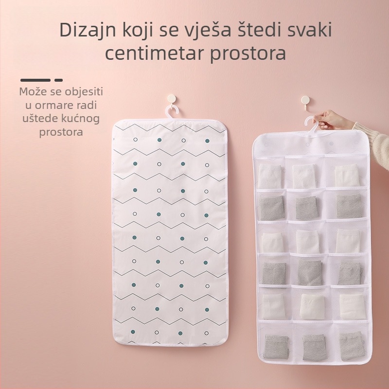 Yiyue Višeslojni organizator intimnih stvari — zidni organizator za grudnjake, donje rublje i čarape