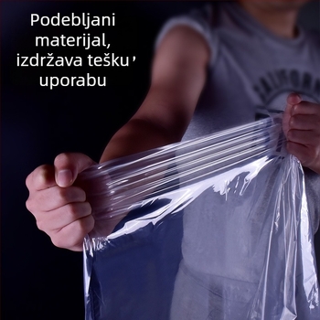 Torba za skladištenje deke i odjeće, otporna na prašinu, velika zapremina, prozirna, otporna na vlagu, za preseljenje