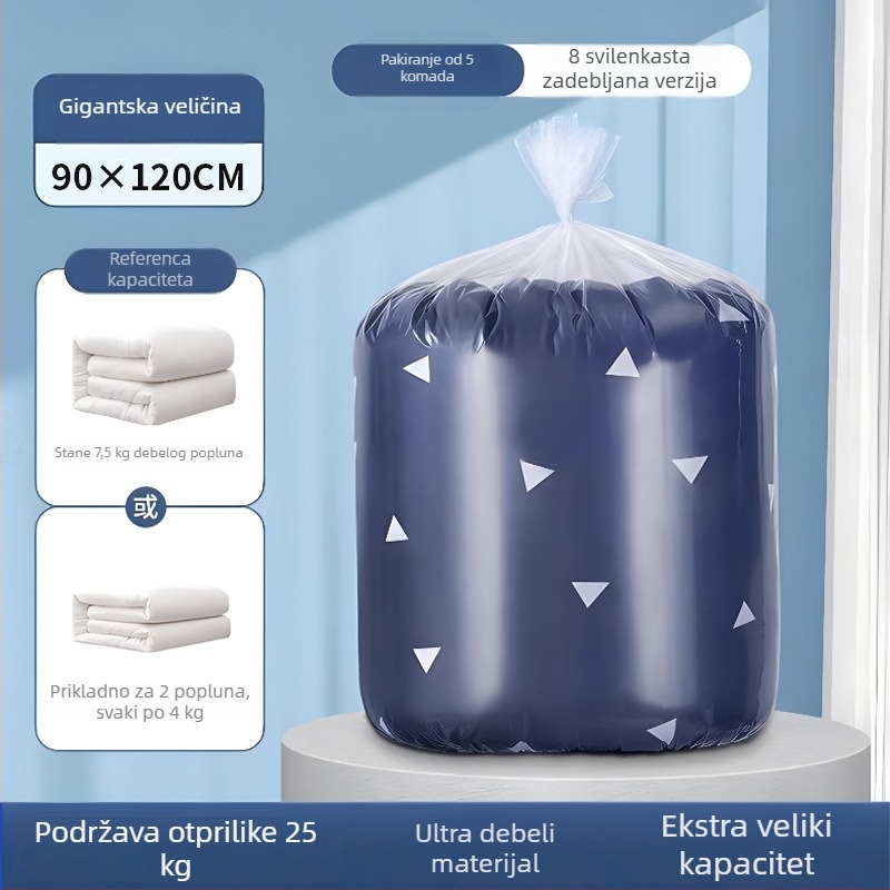 Torba za skladištenje deke i odjeće, otporna na prašinu, velika zapremina, prozirna, otporna na vlagu, za preseljenje