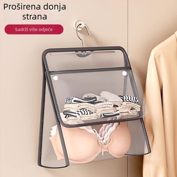 Vješena torba za pohranu donjeg rublja, vodootporni organizator za garderobu, za čarape i donje rublje – zidna instalacija