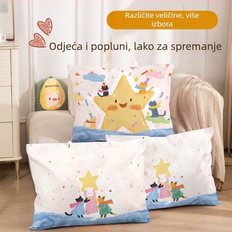 Torba za pohranu deke za djecu, organizator posteljine i odjeće