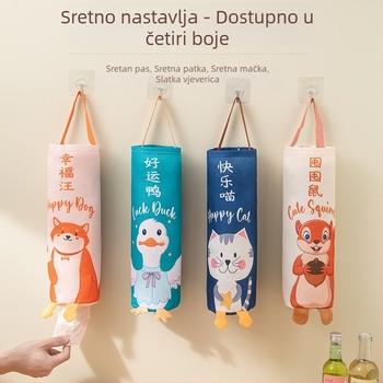 Zidni organizator za plastične vrećice, za kuhinju i vrećice za kupovinu