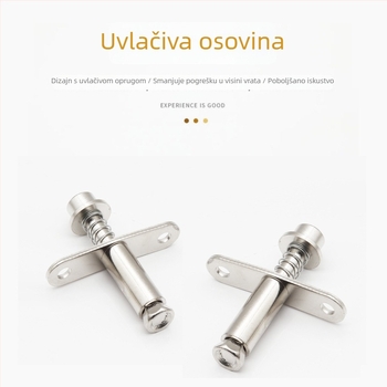 Hardver za sklopna vrata: drvena vrata, kotač za podizanje, tih klizni set s križnim skrivenim osovinama