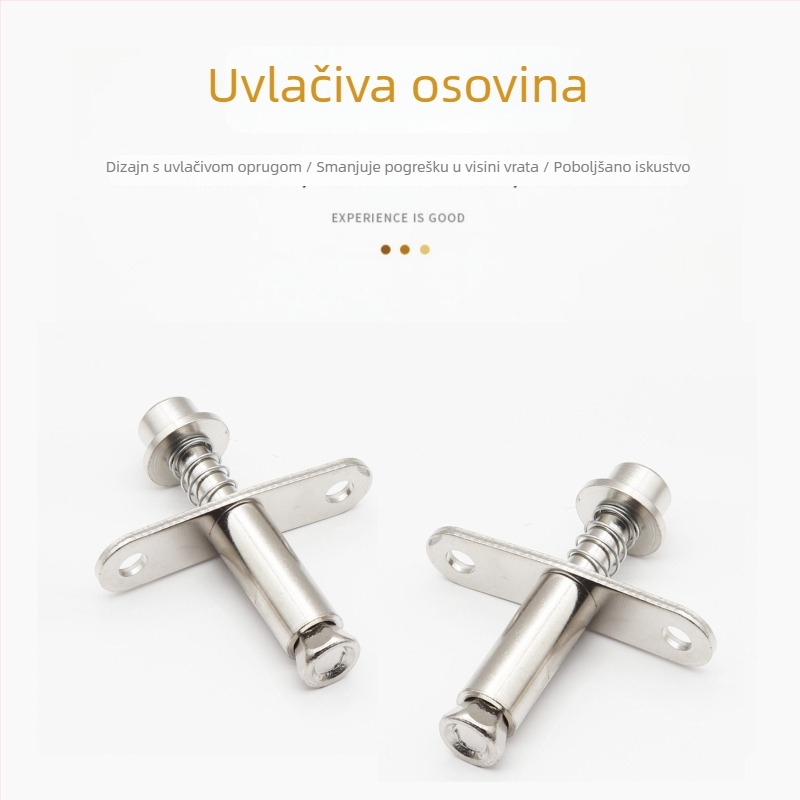 Hardver za sklopna vrata: drvena vrata, kotač za podizanje, tih klizni set s križnim skrivenim osovinama