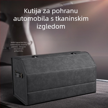 Kutija za skladištenje u prtljažniku, vodootporna kutija za prtljagu, sklopivi organizator prtljažnika velikog kapaciteta