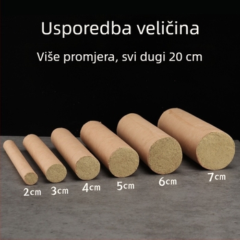 Petogodišnje zrele moxa štapiće za moksibustiju, duljine 7 cm, 6 cm i 5 cm, Thunder Fire tehnika