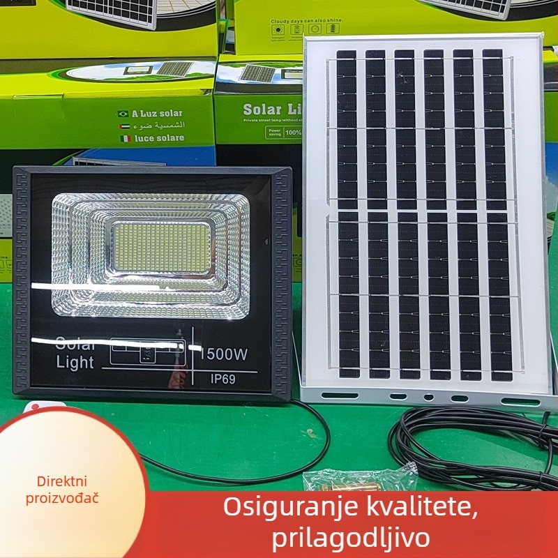 Solarni vanjski reflektor za vrt i dvorište, zidna lampa
