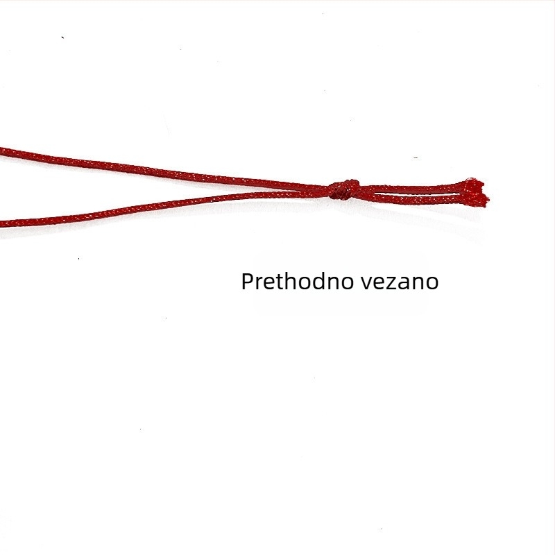 Crveno malo konac za viseće oznake, ukrasni DIY pleteni konac, broj 72 jade vlakno, 100 komada u pakiranju