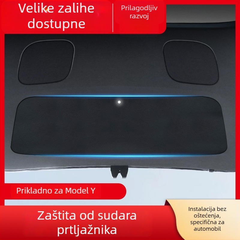 Tesla Model Y stražnja kutija za pohranu s dijeličem i zaštitnom pločom prtljažnika